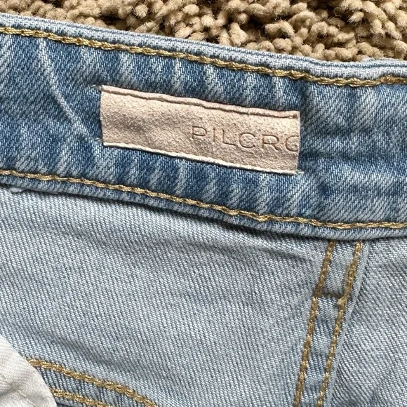 Light Blue Denim Jeans with Super Cute Patchwork - Picture 4 of 4